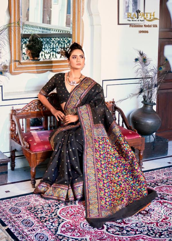 Rajpath Kalakari Pashmina Silk Designer Saree Collection